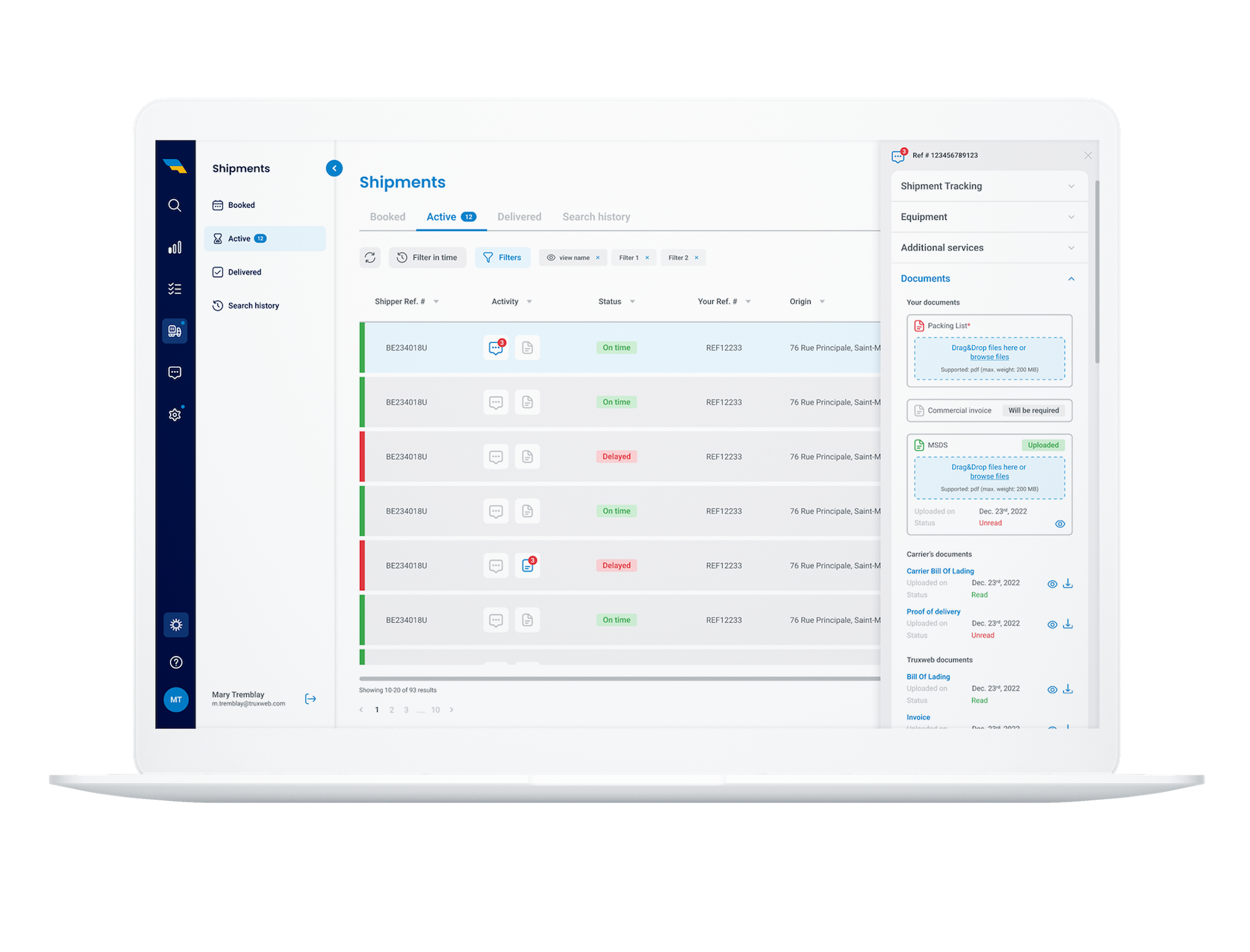 Login to Truxweb